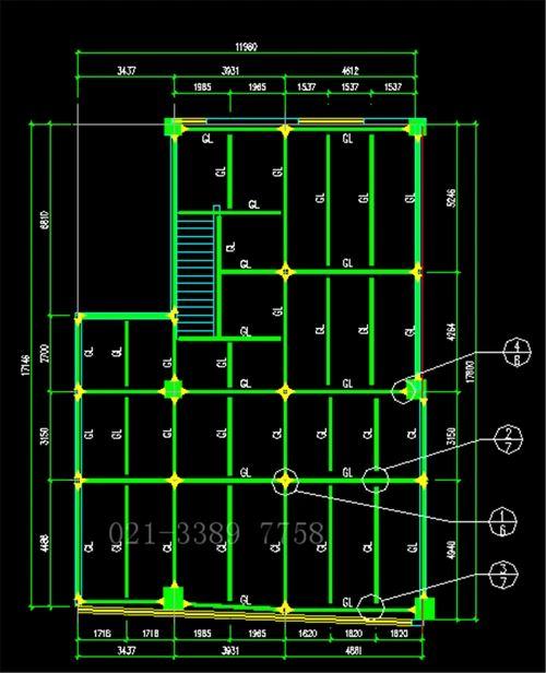 平台主梁布置图锚拴平面布置图咏佐建设(021-3389 7758)此建筑位于