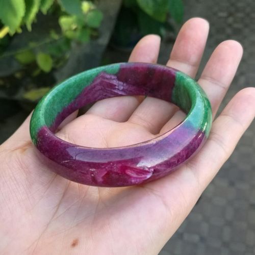 天然红绿宝手镯 红宝石手镯  多款