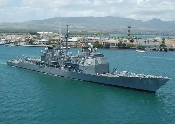 图文美国海军cg49文森斯号巡洋舰