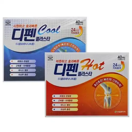 韩国sinilpharm疲劳贴缓解肌肉酸痛关节肩颈疼痛颈椎贴40贴装