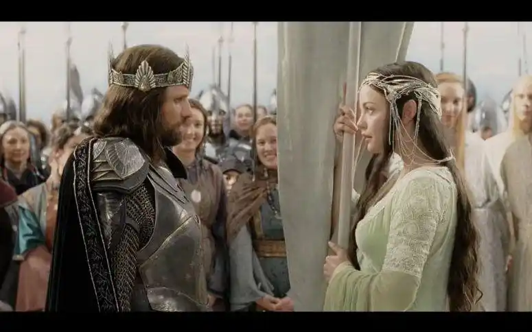 【指环王】人皇阿拉贡&精灵公主亚玟_哔哩哔哩_bilibili