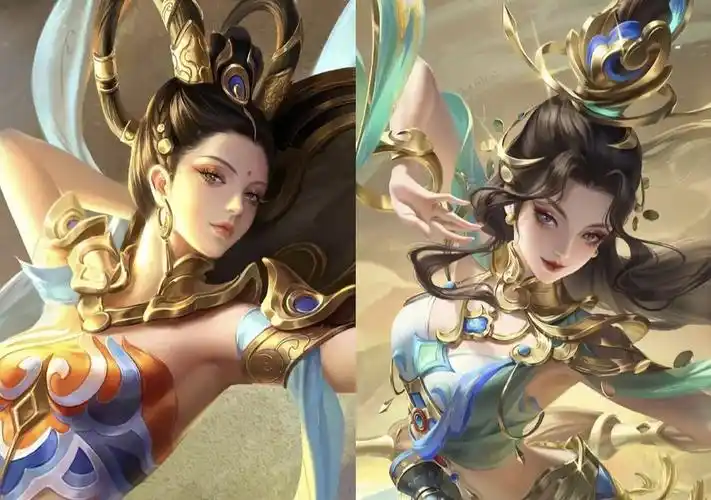 91貂蝉敦煌皮遇见胡旋,走路姿势和放一技能的动作,很下头,谁懂