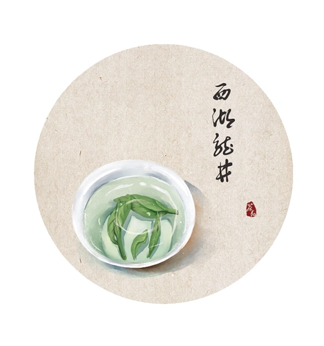 53种茶叶插图|插画|商业插画|俞群 - 原创作品 - 站酷 (zcool)