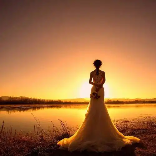 美丽的背影,温暖的你