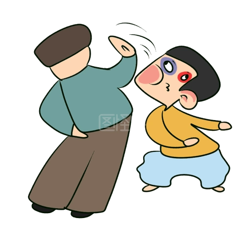 图怪兽原创元素他扒拉我卡通表情包