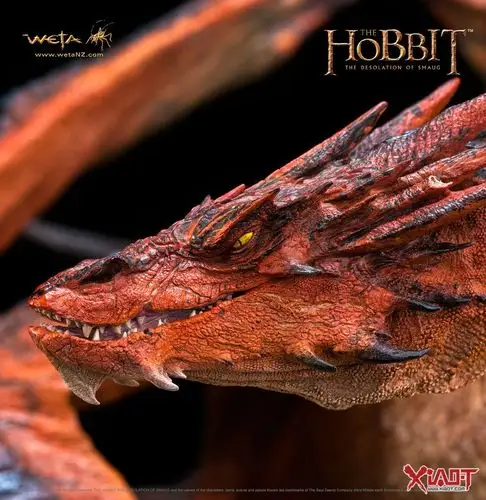 wetaworkshop霍比特人荒谷恶龙恶龙史矛革smaugtheterrible172雕像