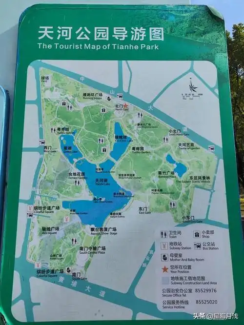 广州的天河公园夜景(广州天河公园质朴舒适)(2)