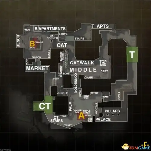 csgo全地图中英文名字报点位地图地形详情一览