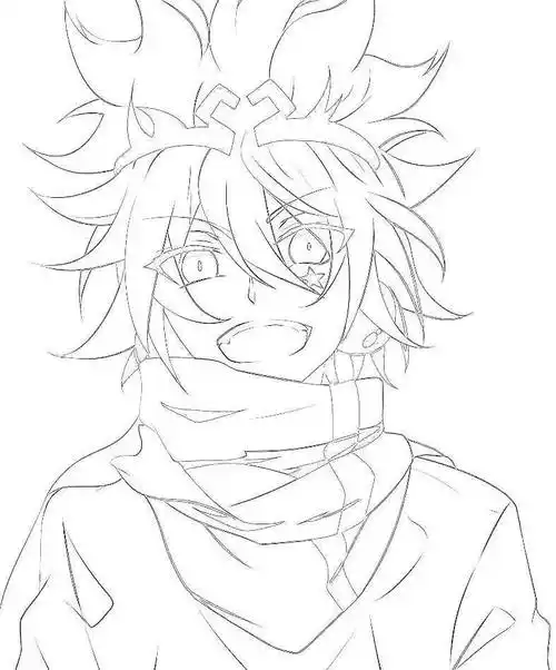 绘画技能分享线稿分享第69期凹凸世界