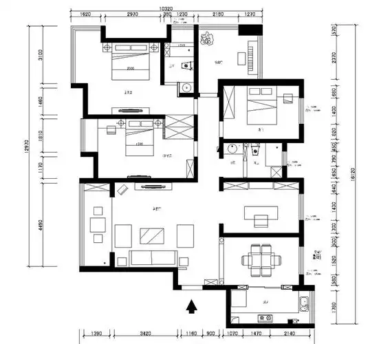 郑州美景鸿城200平新中式风格,魅力中国风_搜狐房产_搜狐网
