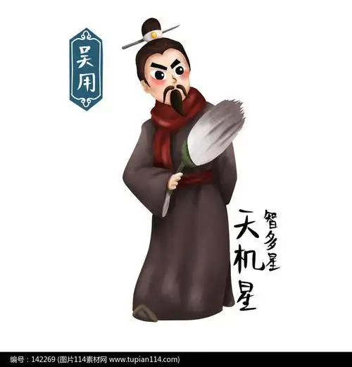 原创水浒传人物天机星吴用