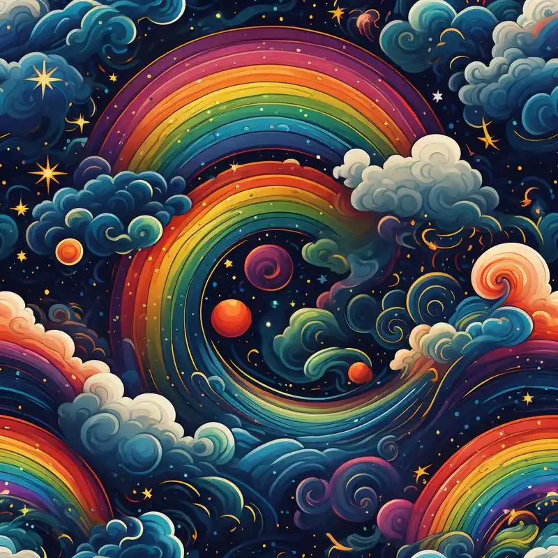 这组玄学彩虹头像真的太炫酷了,仿佛带上了就能吸引好运呢!