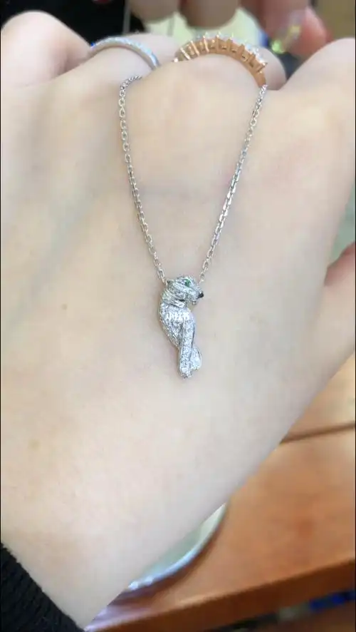 卡地亚豹子项链