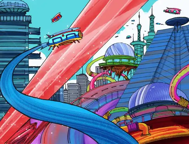 丝绸路上的未来|插画|商业插画|阿三的先生 - 原创作品 - 站酷 (zcool