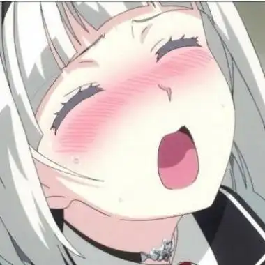 不正经害羞脸动漫女生头像图片 害羞脸红的娇羞二次元动漫女头_动漫