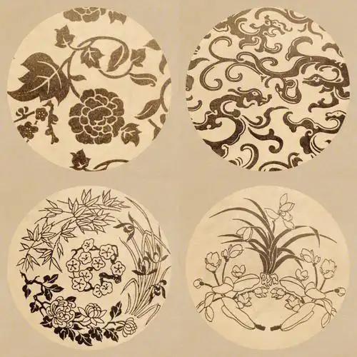 中国传统文化吉祥纹样图案寓意设计素材