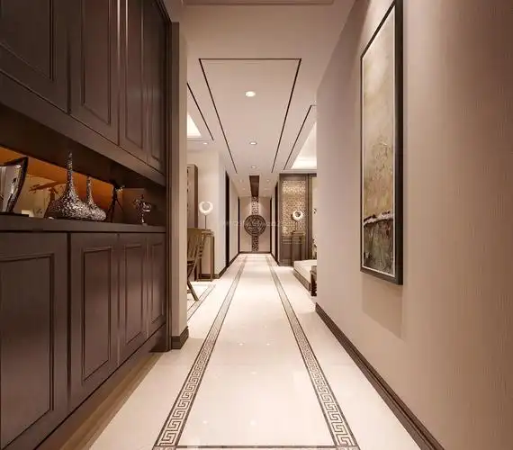 2020豪宅别墅家装过道吊顶效果图