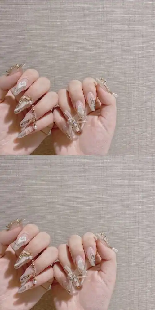 超仙链条美甲 - 堆糖,美图壁纸兴趣社区