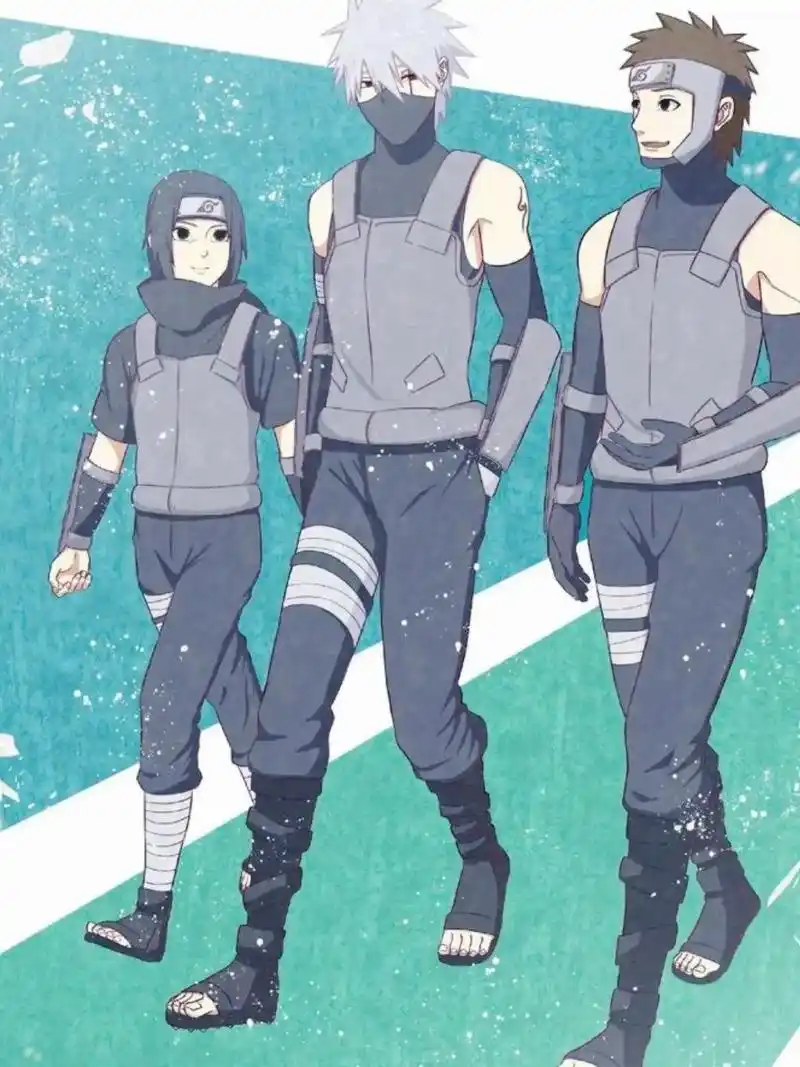 暗部第六班集结!#火影忍者 #暗部 #卡卡西 #大和队长 # - 抖音