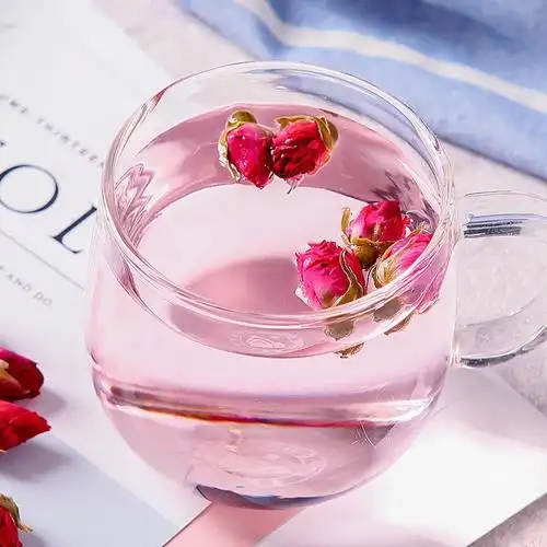 特级玫瑰花茶50g瓶干玫瑰女人养颜茶平阴玫瑰花茶大玫瑰花草茶茗仟