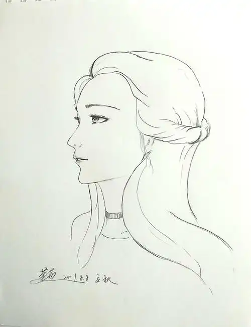 画画最难的就是画人物,人物最难画的是手.