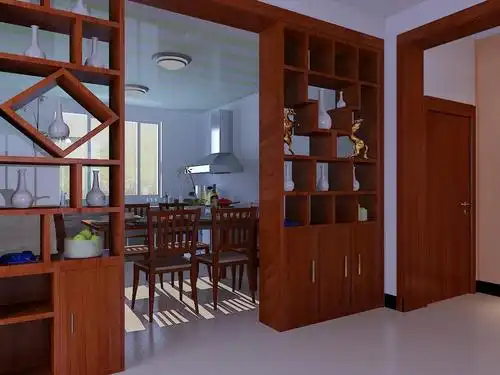 2017非常好看的客厅与餐厅隔断设计-隔断设计