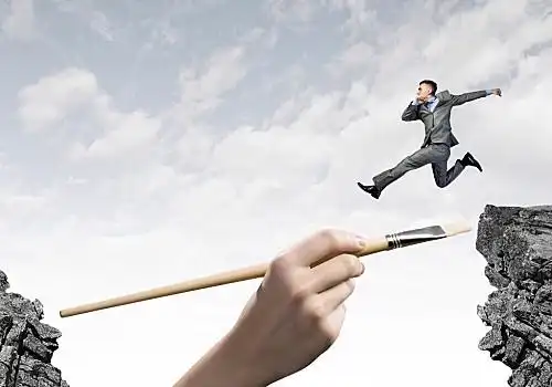 困难,年轻,成功,商务人士,跳跃,上方,危险,挑战,概念