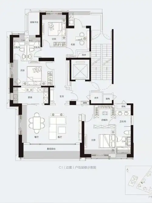绿城黄浦湾准新房现房180户型高层