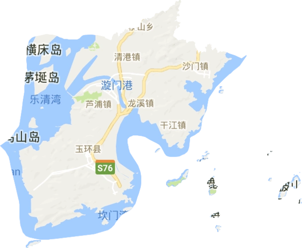 玉环市电子地图高清版大图