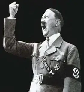 希特勒戴着的纳粹标志