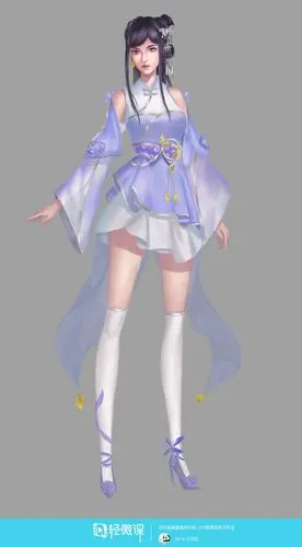 《古风人物厚涂上色刻画—厚涂技法入门绘制训练》by gf-8-059见