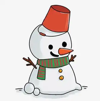 小雪人的画法步骤