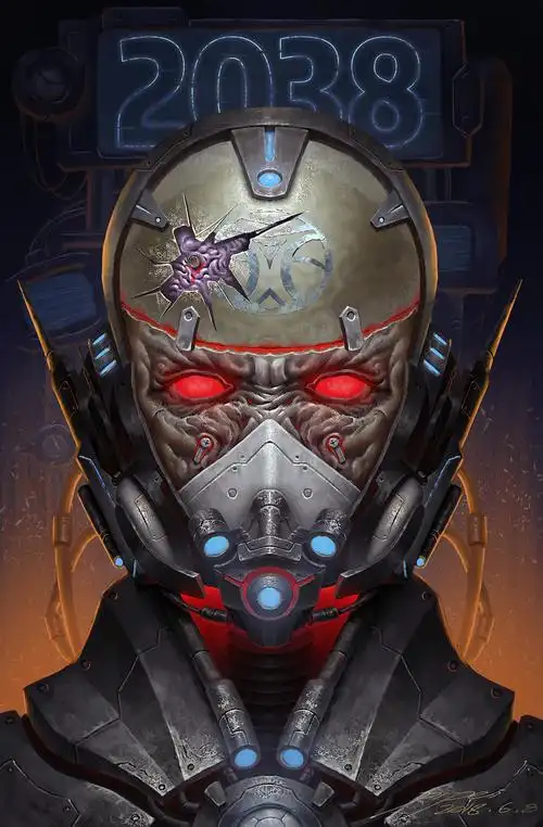 第三届"水滴奖"科幻画组 二等奖《人工智能2038》 学术资讯 - 科技