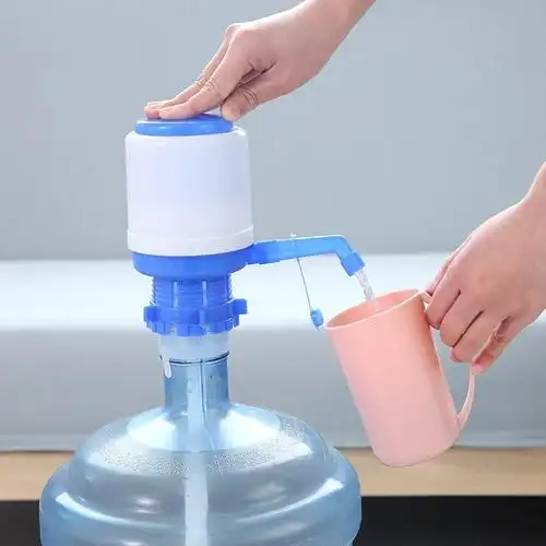 热销饮用水压水器_纯净水桶压水器 手压式家用手动手压泵饮用水压水器