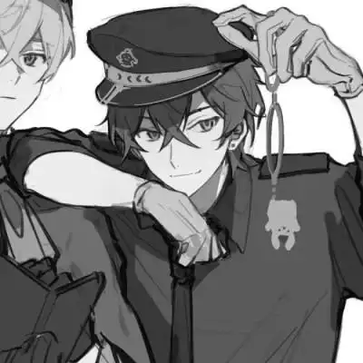 36张黑白帅气动漫兄弟头像情侣