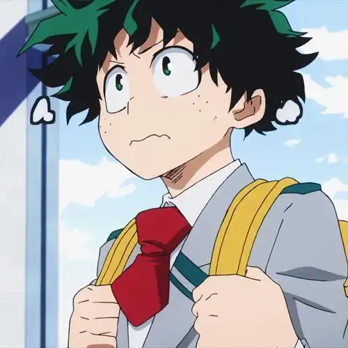 自截动漫男生头像,想要成为英雄的绿谷出久