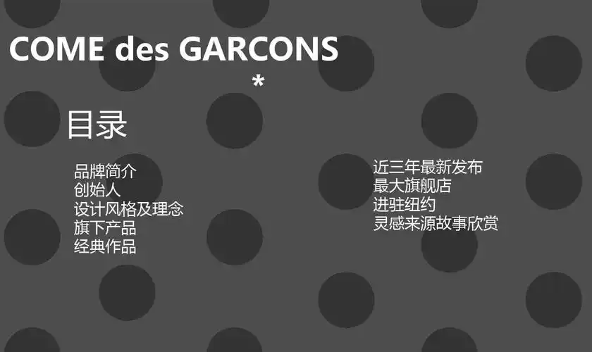 川久保玲服装分析ppt