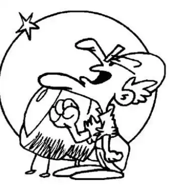 笛卡尔的简笔画