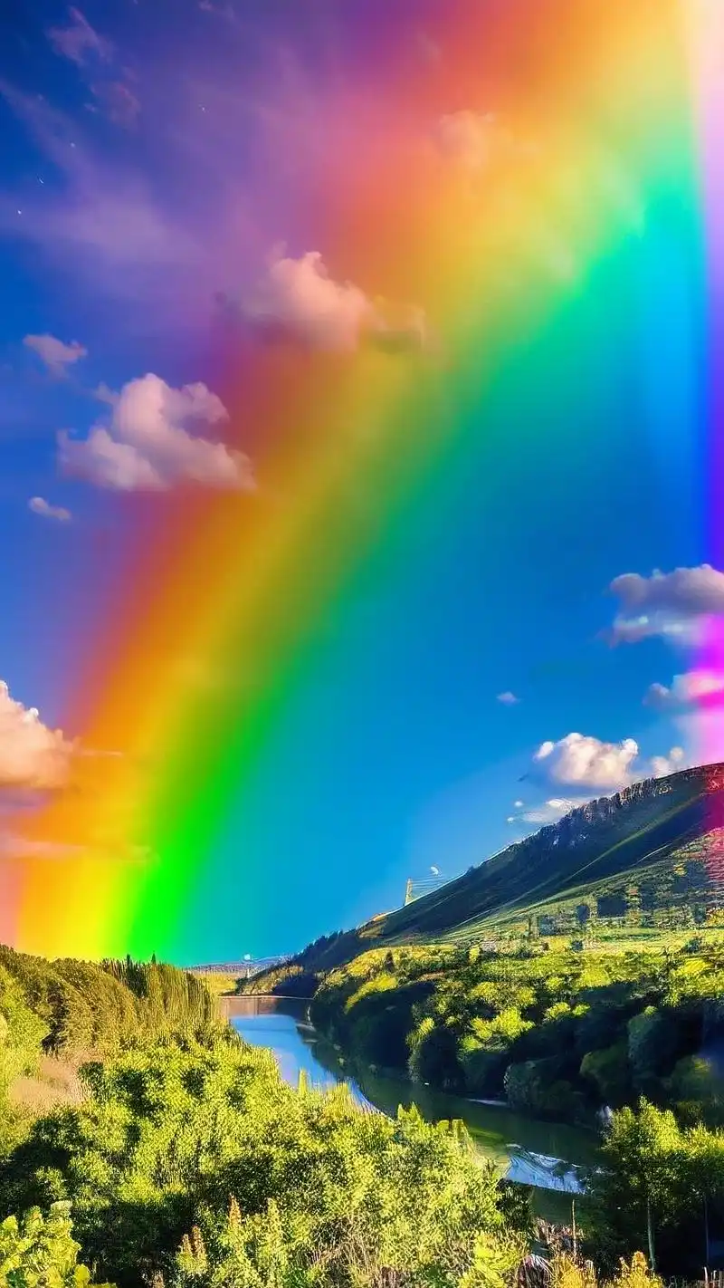 96好运连连的彩虹壁纸来啦!