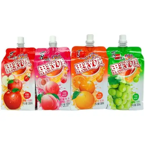 喜之郎cici果粒爽水蜜桃葡萄味儿童可吸果冻口味夏季冰爽果汁饮料