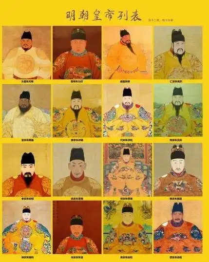 明朝16位皇帝列表(明朝历代帝王简历) - 65路由网