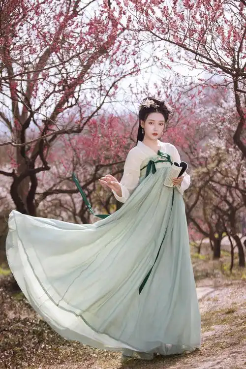 改良汉服解语花夏季齐胸襦裙女装刺绣两片式套装舒适超仙女学生夏解语