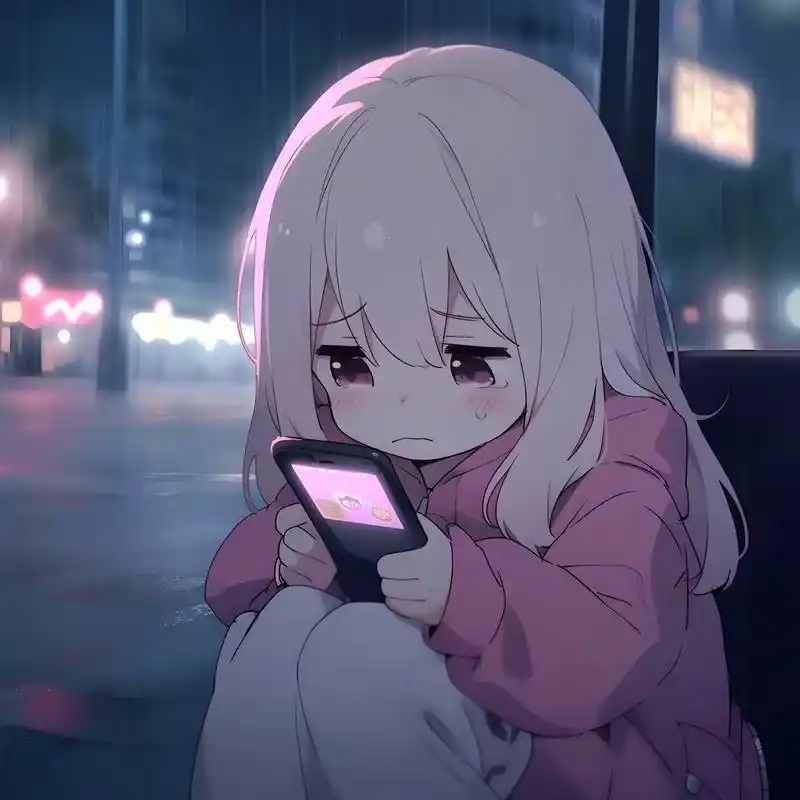 小可怜,怎么舍得不回我信息呢#女生头像 #优质头像 #动漫少 - 抖音