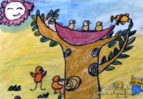 小鸟的家在哪里简笔画 简笔画图片大全-蒲城教育文学网