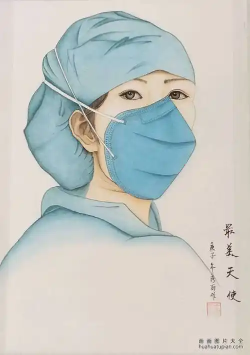 最美的白衣天使儿童绘画获奖作品