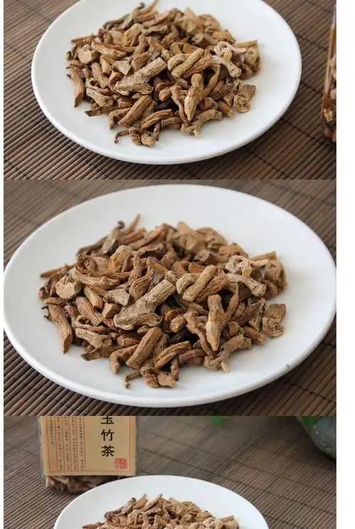 崂山玉竹茶玉竹玉参茶农家正宗无硫特级炒干玉竹根片茶200g