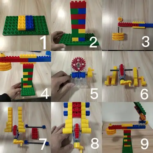 温馨提示:本节乐高课程搭建小步骤,小朋友可以看一下哦