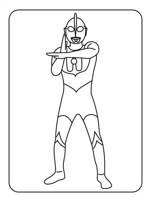 色彩情感图片和想象力简单形态暗耀,欧布奥特曼简笔画暗耀形态,欧布