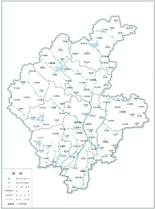 临沂市地图为什么临沂市会成为山东省人口数量最多的城市呢?