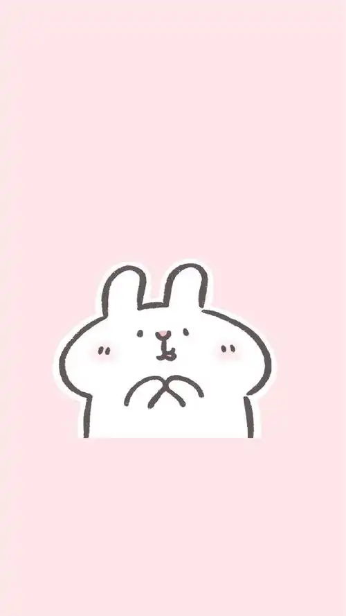 可爱小兔子卡通高清手机壁纸